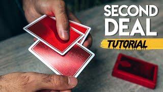 THE SECOND DEAL - Card Magic Tutorial EASY METHOD