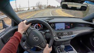 2020 Lexus LS 500 F Sport AWD - POV Test Drive Binaural Audio