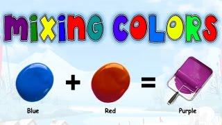 Mixing & Matching Colors Secondary Colors Learning Basic Colors Video for Kids Preschoolers