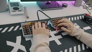 VE.A with lubed 67g Zealios V2 Switches Typing Sounds ASMR