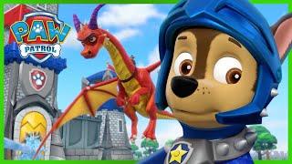 Over 1 Hour of Rescue Knights Adventures  PAW Patrol Compilation  Cartoons for Kids