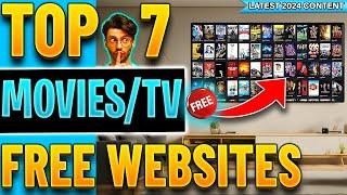 Top 7 Websites to Watch FREE Movies  TV Shows No Sign up 2024 Update 