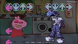 FNF Peppa.Exe vs SILLY BILLY Sings Bacon Song  FNF Muddy Puddles mod- Friday Night Funkin