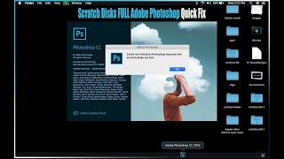 How To Fix a Full Scratch Disk  Adobe Photoshop cc 20232024 Mac