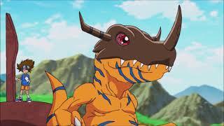 Digimon Adventure 2020 - Birdramon and Greymon vs Fangmon