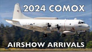 Military Arrivals at CFB Comox - 2024 Comox Airshow