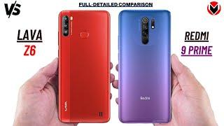 LAVA Z6 VS REDMI 9 PRIME _ Full Detailed Comparison _Which is best?