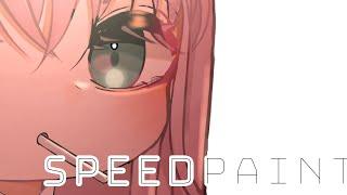 Zero two fanart SPEEDPAINT