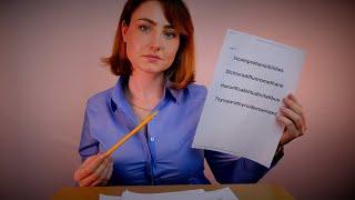 ASMR - The IMPOSSIBLE Cognitive Screening Test will you pass?