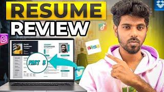  Resume Review - Part 3  Good and Bad Resumes  in Tamil by Anton Francis Jeejo