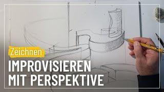 Ideen zum Zeichnen Improvisieren mit Perspektive  sehen&gestalten #193