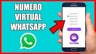 Obtener NUMERO VIRTUAL WHATSAPP desde ordenador con Textnow2024