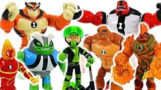 Ben 10 Rustbuggy Ben and new transform alien Rath Humungousaur Hot Shot Go #DuDuPopTOY