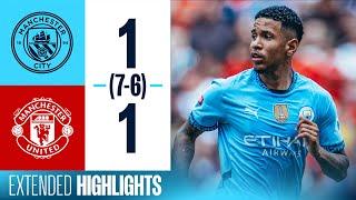 HIGHLIGHTS  City beat United 7-6 on penalties  Community Shield 2024