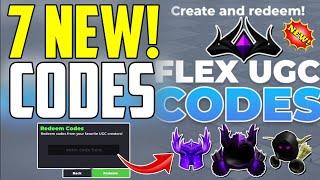 ️ALL NEW️ ALL WORKING CODES FOR FLEX UGC IN 2024 - ROBLOX FLEX UGC CODES