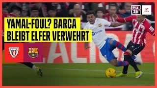 Schiri verweigert Barca Elfmeter nach Yamal-Zweikampf Bilbao - FC Barcelona 00  LaLiga  DAZN