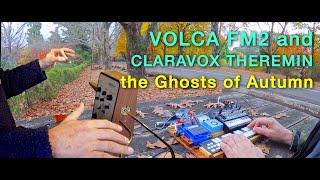 Village Bench Jam - THE GHOSTS OF AUTUMN impro on Claravox & #volcafm2 #theremin Blue Mountains