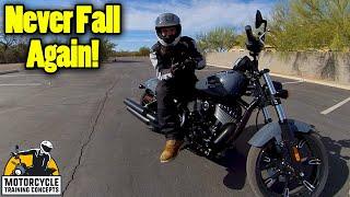 How to Ride a Big Motorcycle Slowly  Motorcycle Training Concepts