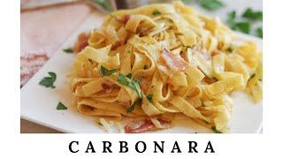 15 MINUTE Pasta Carbonara Recipe