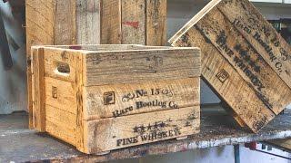 Rustic Prohibition Crates - Making Props For a Party