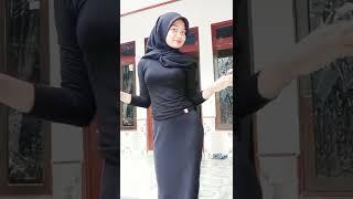 hijab gede goyang viral