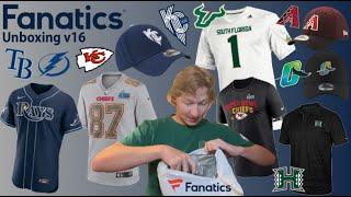 Fanatics Unboxing NFL MLB NHL v16