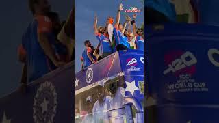 #TeamIndia at Marine Drive proud moment for every Indian. #t20worldcup2024 #champions #cricketnews