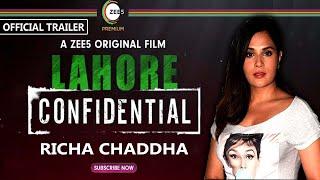 Lahore Confidential  Official Trailer  A ZEE5 Original Film  Lahore Confidential Movie  ZEE5