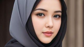 4k AI Art Video Of Beautiful Hijab girl  Hijab Lookbook #ai #aiart