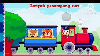 lagu anak naik kereta api terbaru  #song #laguanak #naikkeretaapi #tiktokviral #education #anak