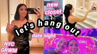 Lets Hang Out ‍️ Organizing My New Closet Easy Mocktail Recipe NYC GRWM & More