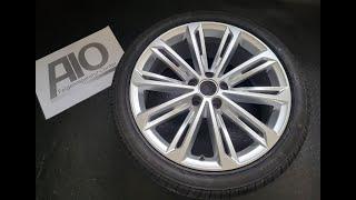 LF1 Felgenfarbe VW Alufelge VERONA Passat Typ 3G 8B 3G0601025R Silber AIO 19 Zoll