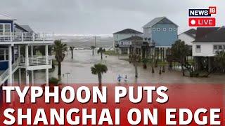 Typhoon Bebinca Live Updates  Typhoon Bebinca Wreaks Havoc In Sahanghai LIVE  China News   N18G