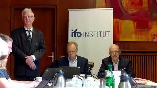 ifo Pressekonferenz ifo Konjunkturprognose Frühjahr 2024 Deutsche Wirtschaft wie gelähmt