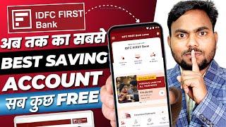 IDFC First Bank Account Opening - 2024  IDFC First Bank Savings Account  IDFC First Bank