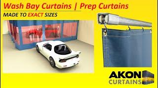 Wash Bay Curtains  Body Shops  Prep Bay Curtains