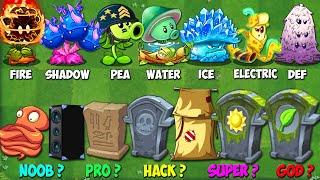 Random 20 NEW Plants Battlez Vs Team Gravestones - Who Will Win? - Pvz 2 Plant vs Plant