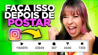 5 COISAS PRA FAZER DEPOIS DE POSTAR no INSTAGRAM para AUMENTAR o ENGAJAMENTO dos SEUS POSTS