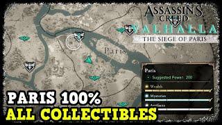 Assassins Creed Valhalla Paris All Collectibles The Siege of Paris Wealth Mysteries Artifacts