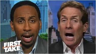 2012 Stephen A. & Skip get heated after Kobe & the Lakers are eliminated by OKC  First Take