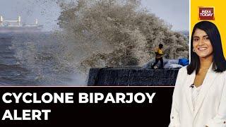 Ground Report From Biparjoy Cyclone Hit Arears  High Alert As Biparjoy Intensifes
