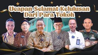 Ucapan Selamat Dari Para Tokoh