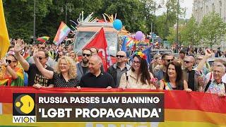 Russia passes law banning LGBT propaganda says no demonstration of LGBT behaviour  WION