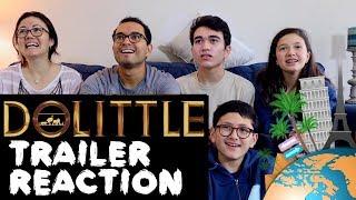 Dolittle - Trailer REACTION  the MAJELIV FAMILY REVIEW