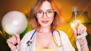 ‍️ АСМР НЕРАЗБОРЧИВЫЙ ВРАЧ  Медосмотр Измерения Проверка Рефлексов asmr inaudible doctor exam