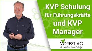 KVP Management Schulung für Führungskräfte und KVP Manager