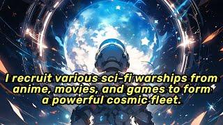 I recruit various sci-fi warships from anime movies and games to form a powerful cosmic fleet.