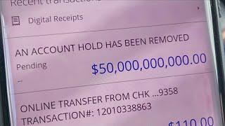 $50 billion dollars mistakenly deposited into Baton Rouge familys bank account