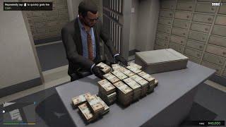 GTA 5 - Michael & Amanda Fleeca Bank Heist + Six Star Escape