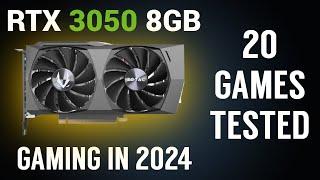 Nvidia RTX 3050 8GB in 2024  20 Games Tested